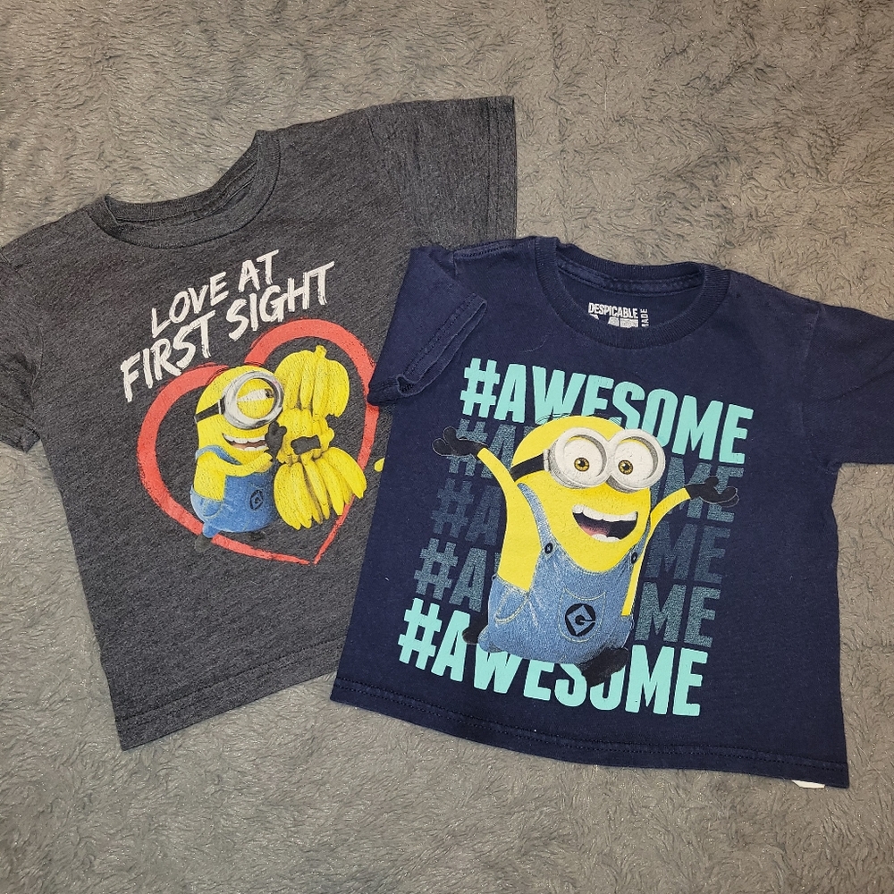 Minions set of short sleeve tees